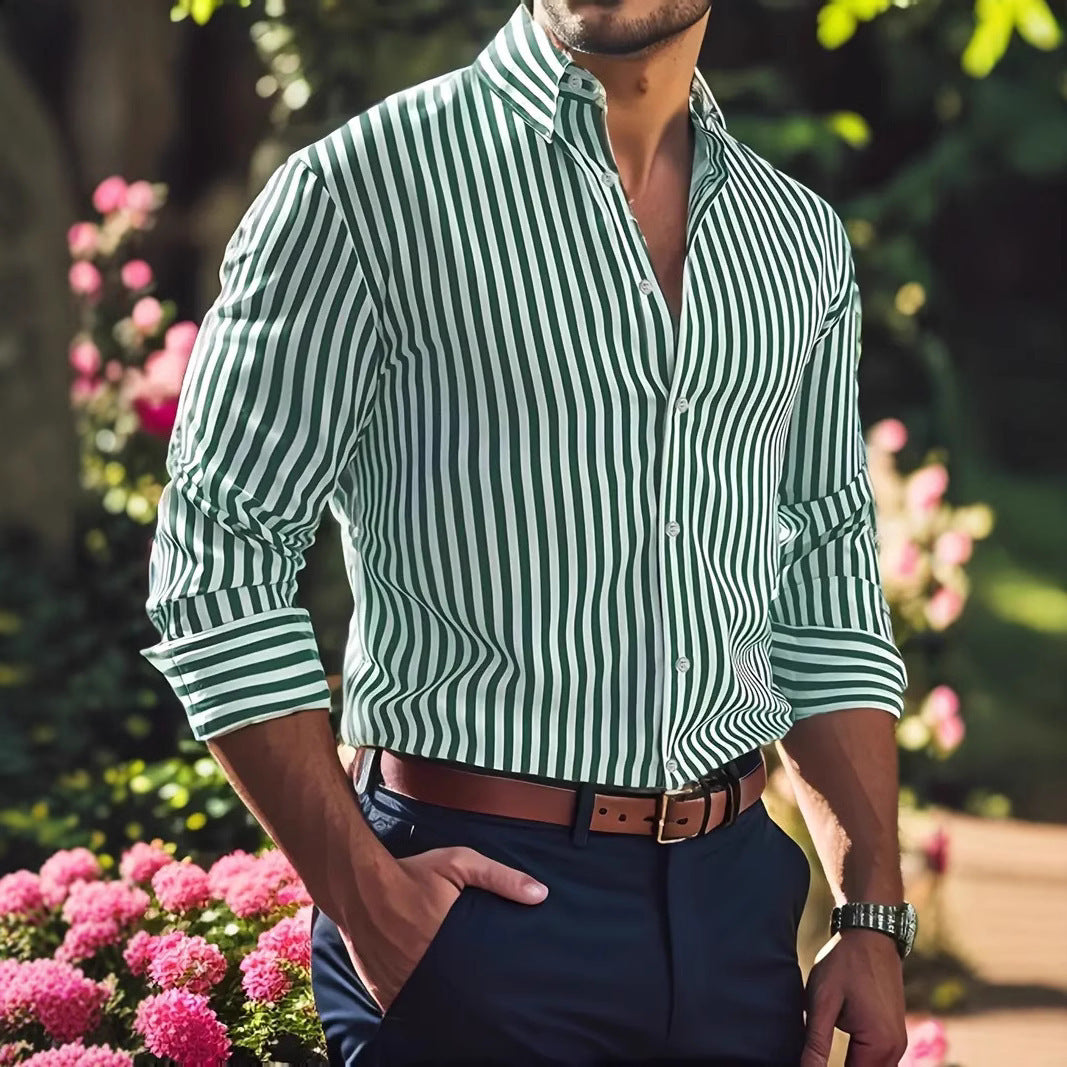 Stripe Long Sleeve Shirt