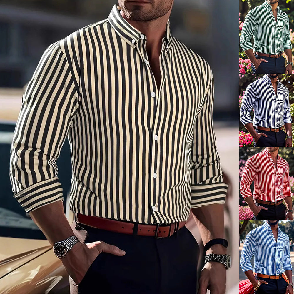 Stripe Long Sleeve Shirt