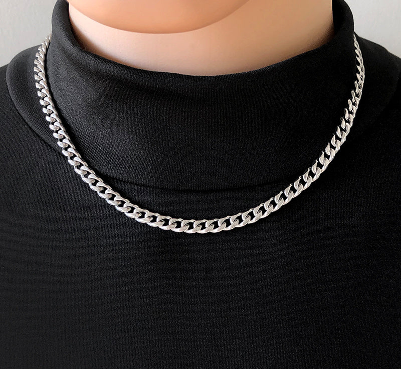 Men's Trendy High Street Jewelry Titanium Steel Necklace