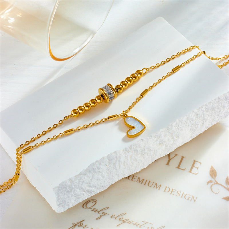 Boho Classic Love Heart Ankle Chain
