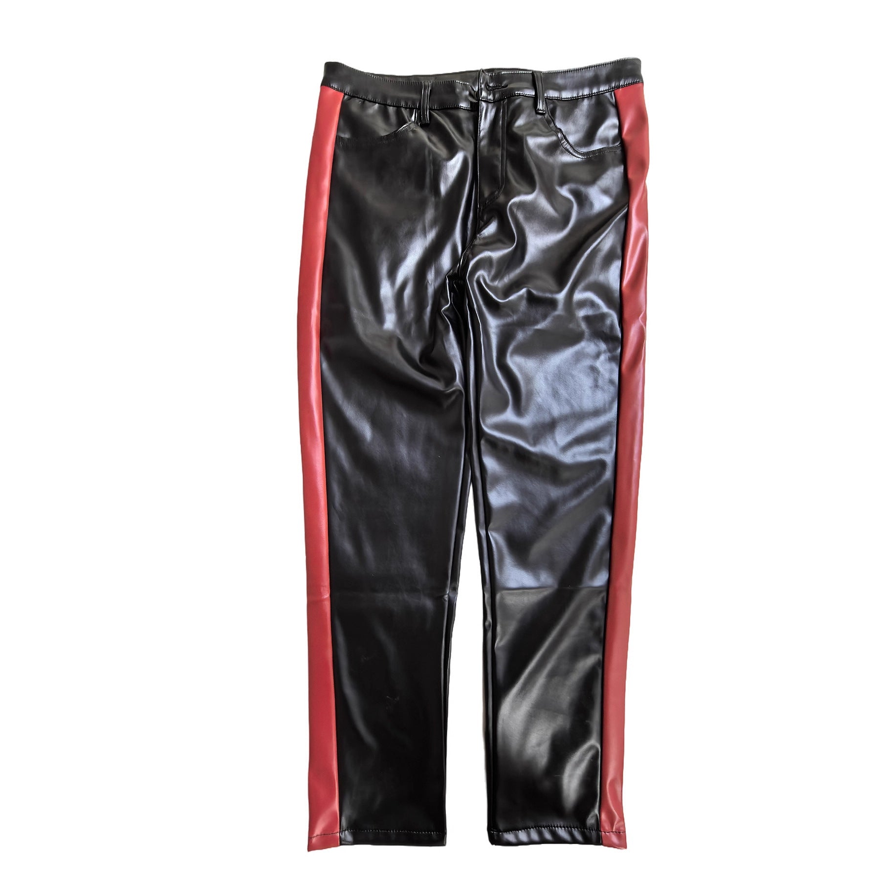 Trendy Nightclub Skinny Motorcycle Leather Pants
