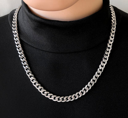 Men's Trendy High Street Jewelry Titanium Steel Necklace