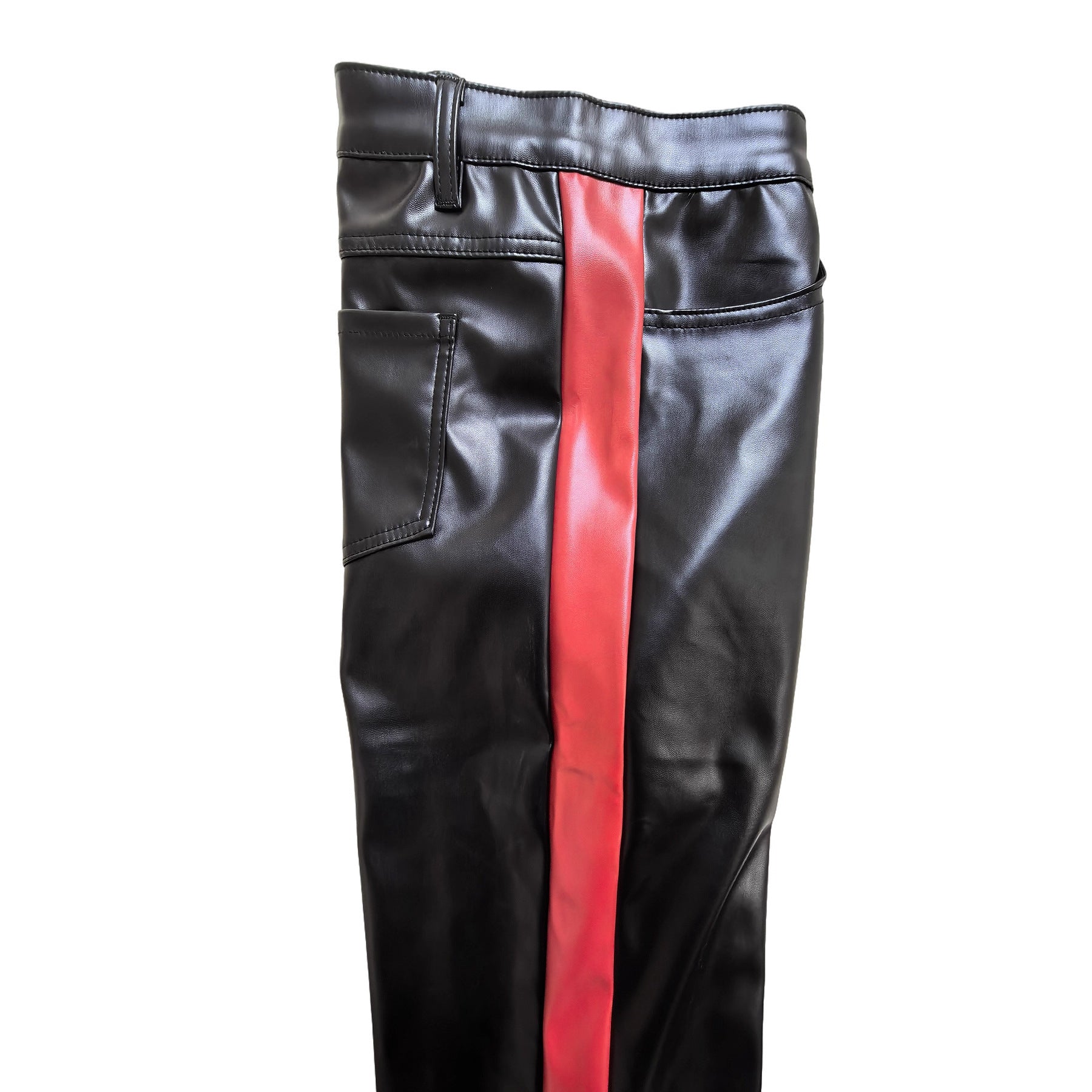 Trendy Nightclub Skinny Motorcycle Leather Pants