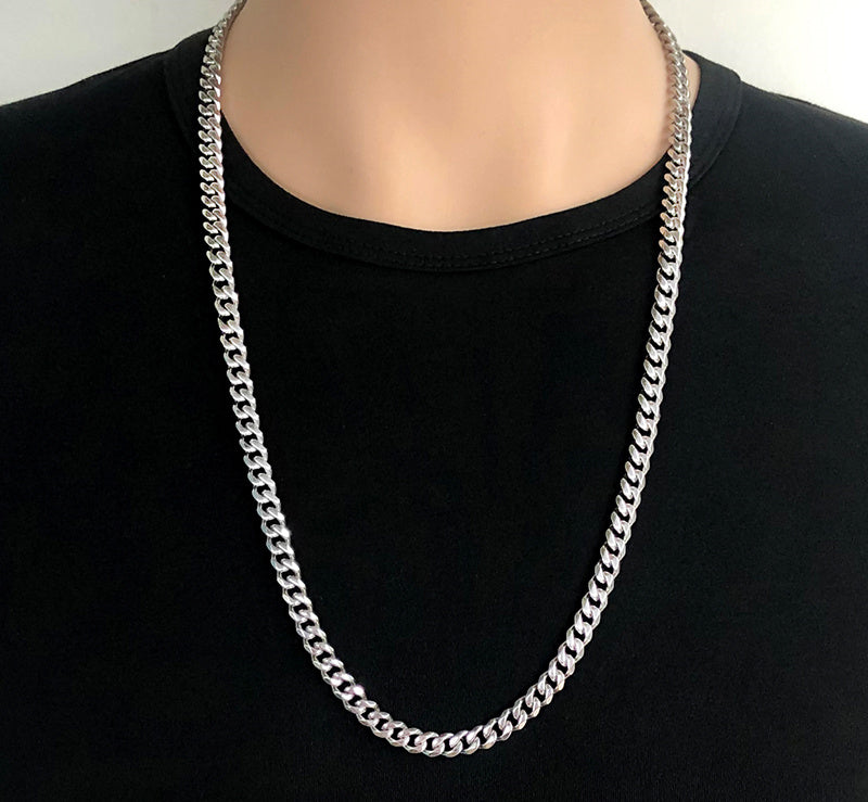 Men's Trendy High Street Jewelry Titanium Steel Necklace