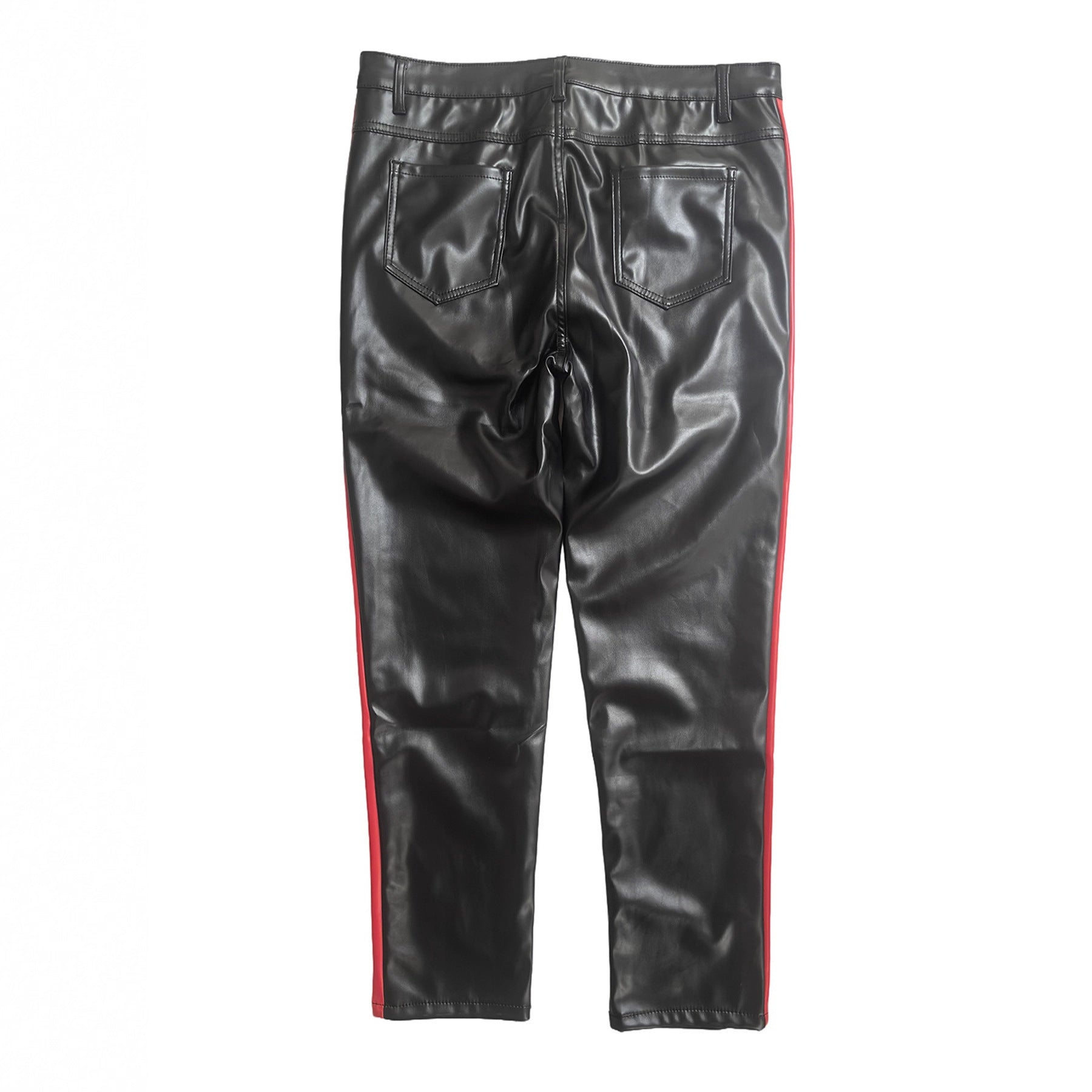 Trendy Nightclub Skinny Motorcycle Leather Pants