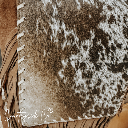Bessie Cowhide Western Purse