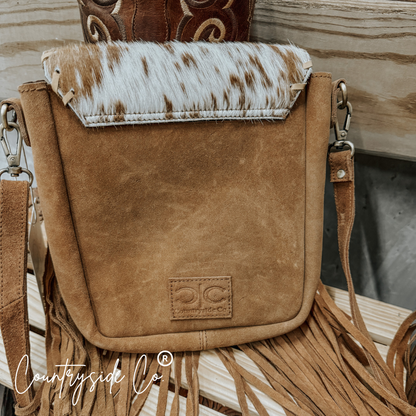Bessie Cowhide Western Purse