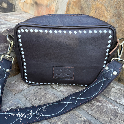 Boot Stitch Genuine Leather Purse
