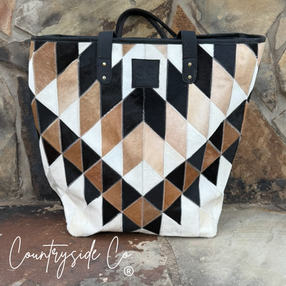 Cora Cowhide Weekender Travel Bag