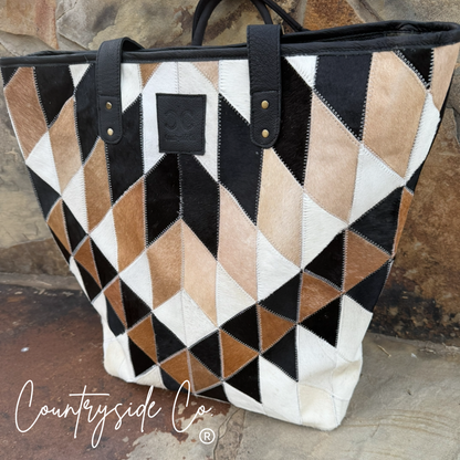 Cora Cowhide Weekender Travel Bag
