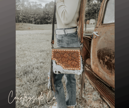 Georgia Conceal Carry Tooled Leather Purse