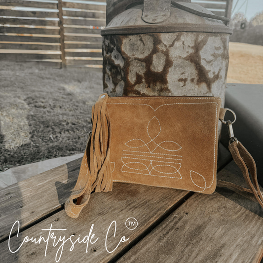 Becca Suede Leather Purse