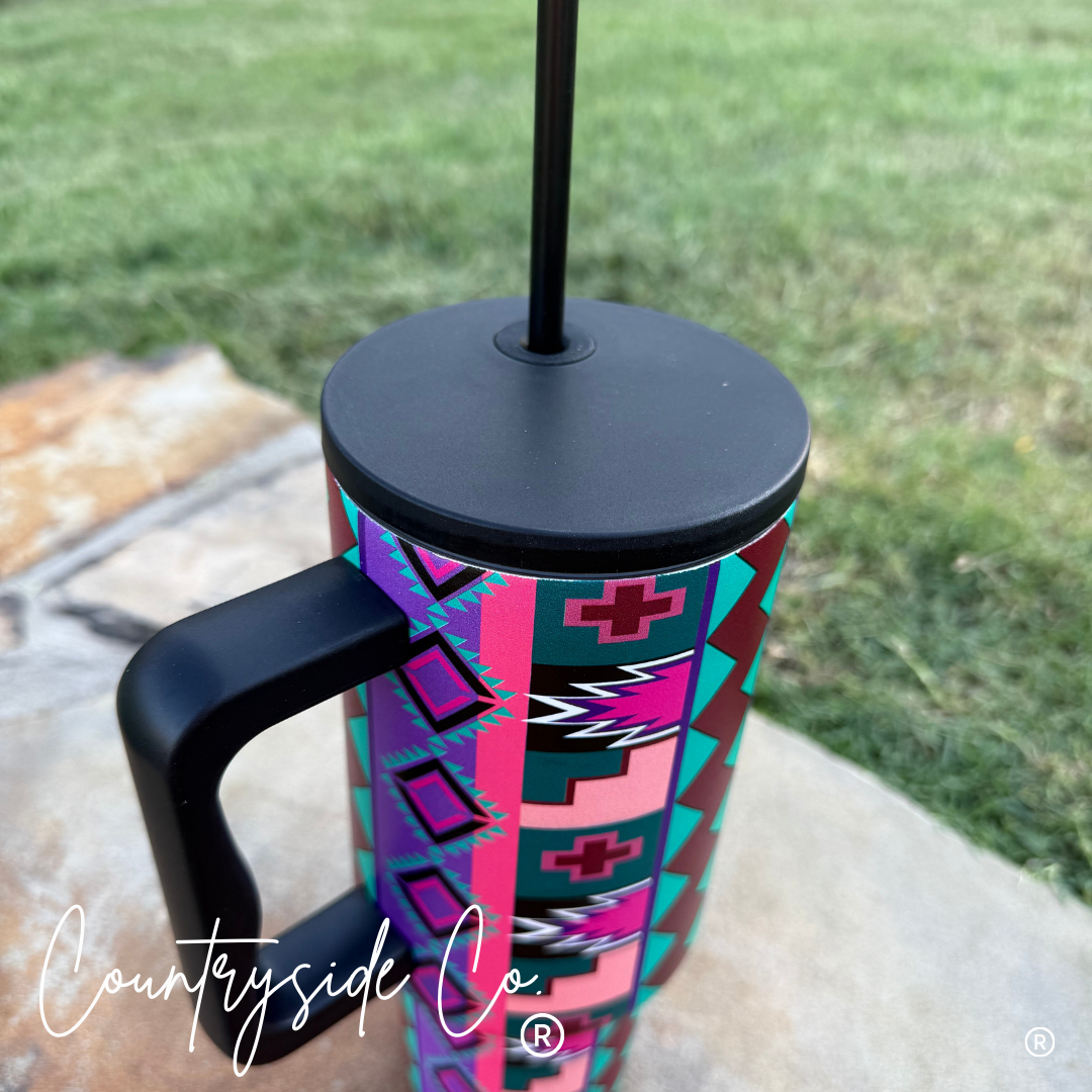 Aztec 40oz Insulated Tumbler Cup
