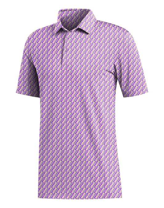 The Fleur de Lis Polo - Purple