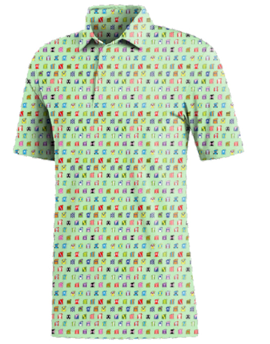The Bet the Ponies Polo - Jockey Stripes