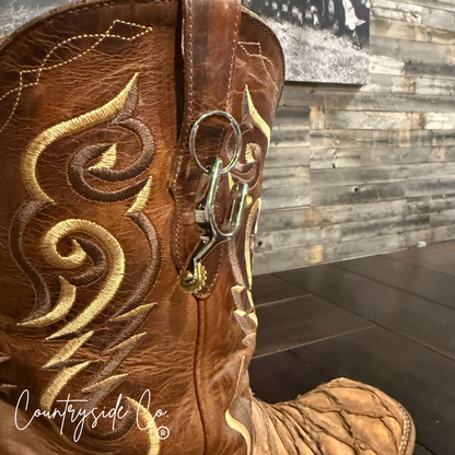 Classic Western Spur Keychain