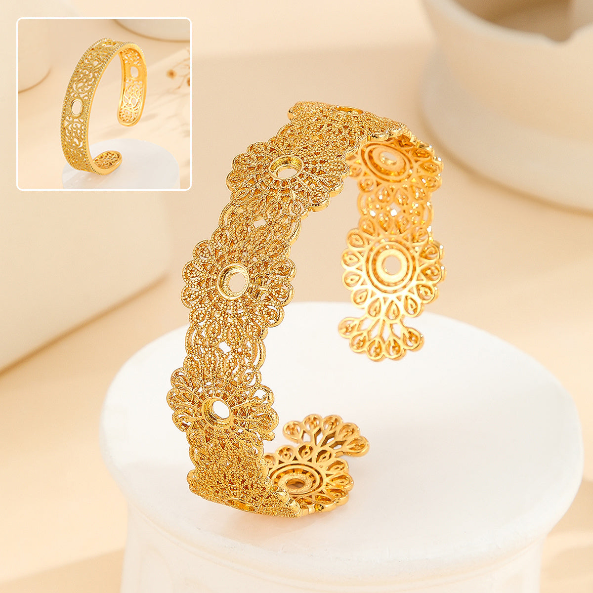 1pcs Luxury Style Gold Bracelet