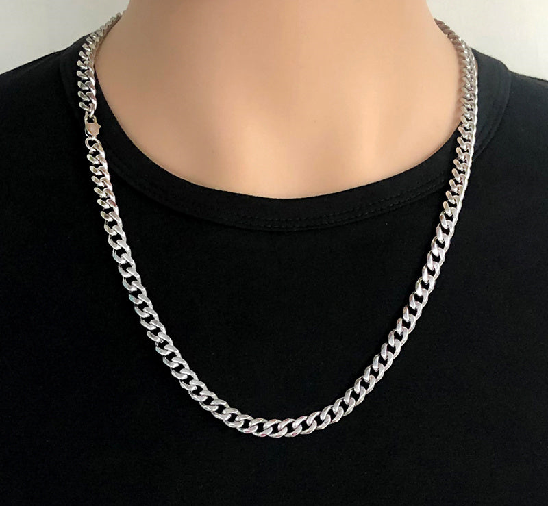 Men's Trendy High Street Jewelry Titanium Steel Necklace