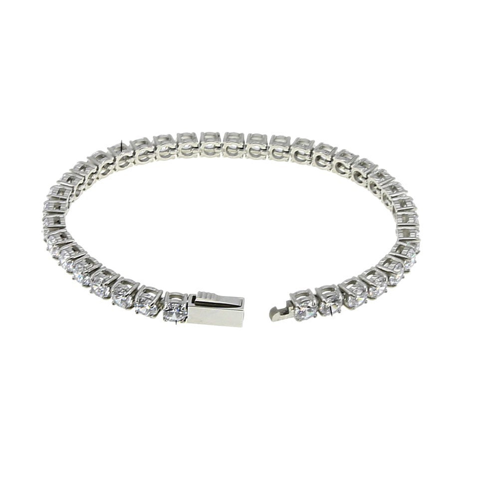Zircon Tennis Bracelet for Women - Elegant Geometric Design