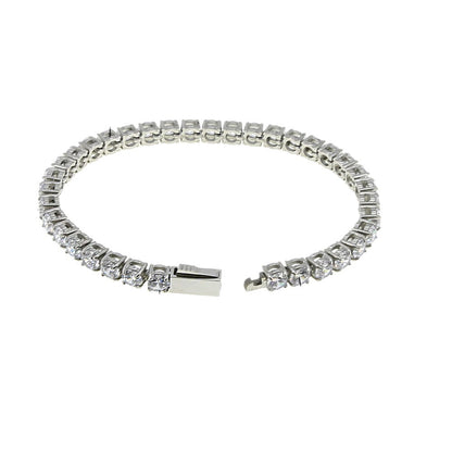 Zircon Tennis Bracelet for Women - Elegant Geometric Design