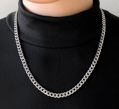 Men's Trendy High Street Jewelry Titanium Steel Necklace