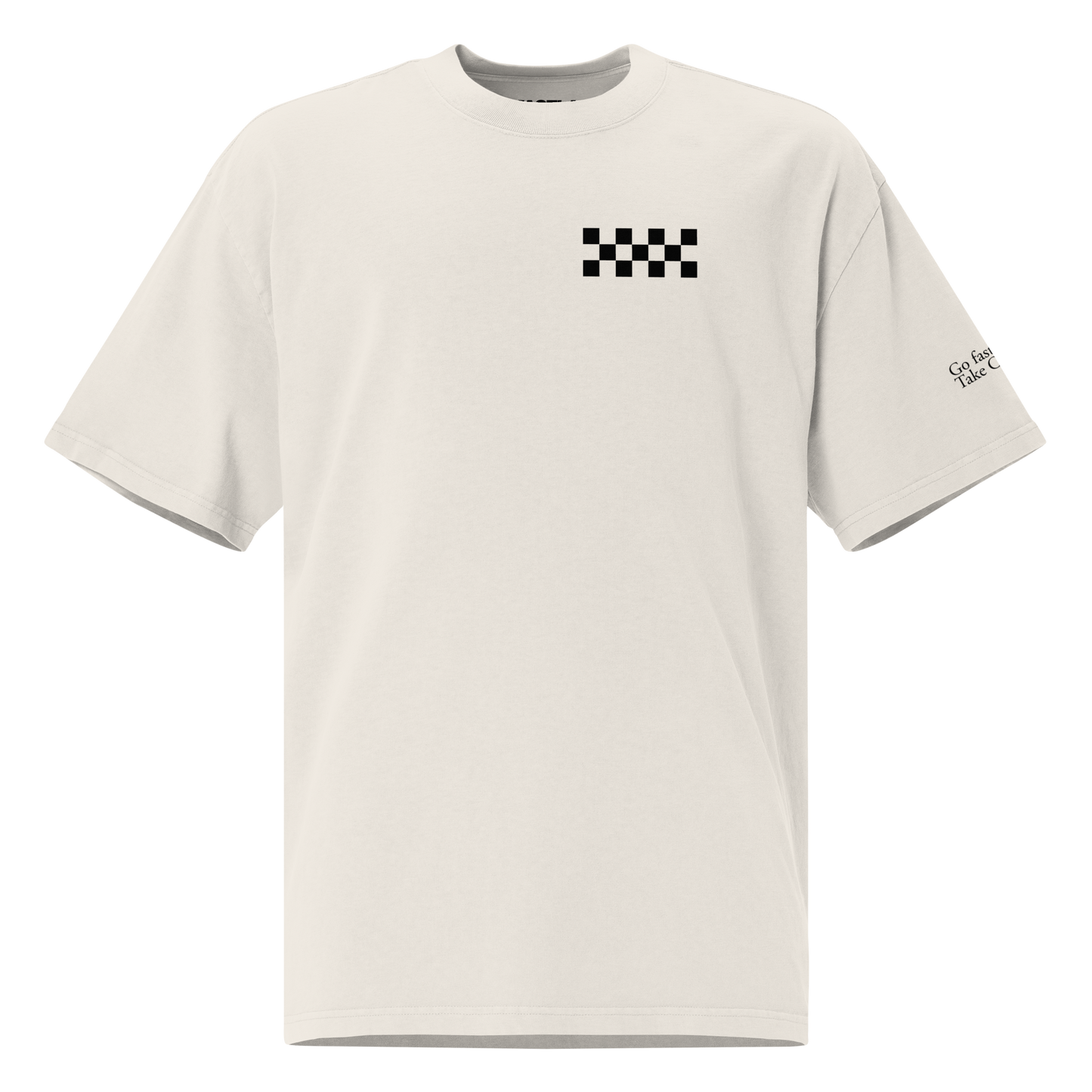 Checkers - oversized faded t-shirt