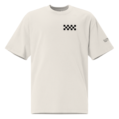Checkers - oversized faded t-shirt