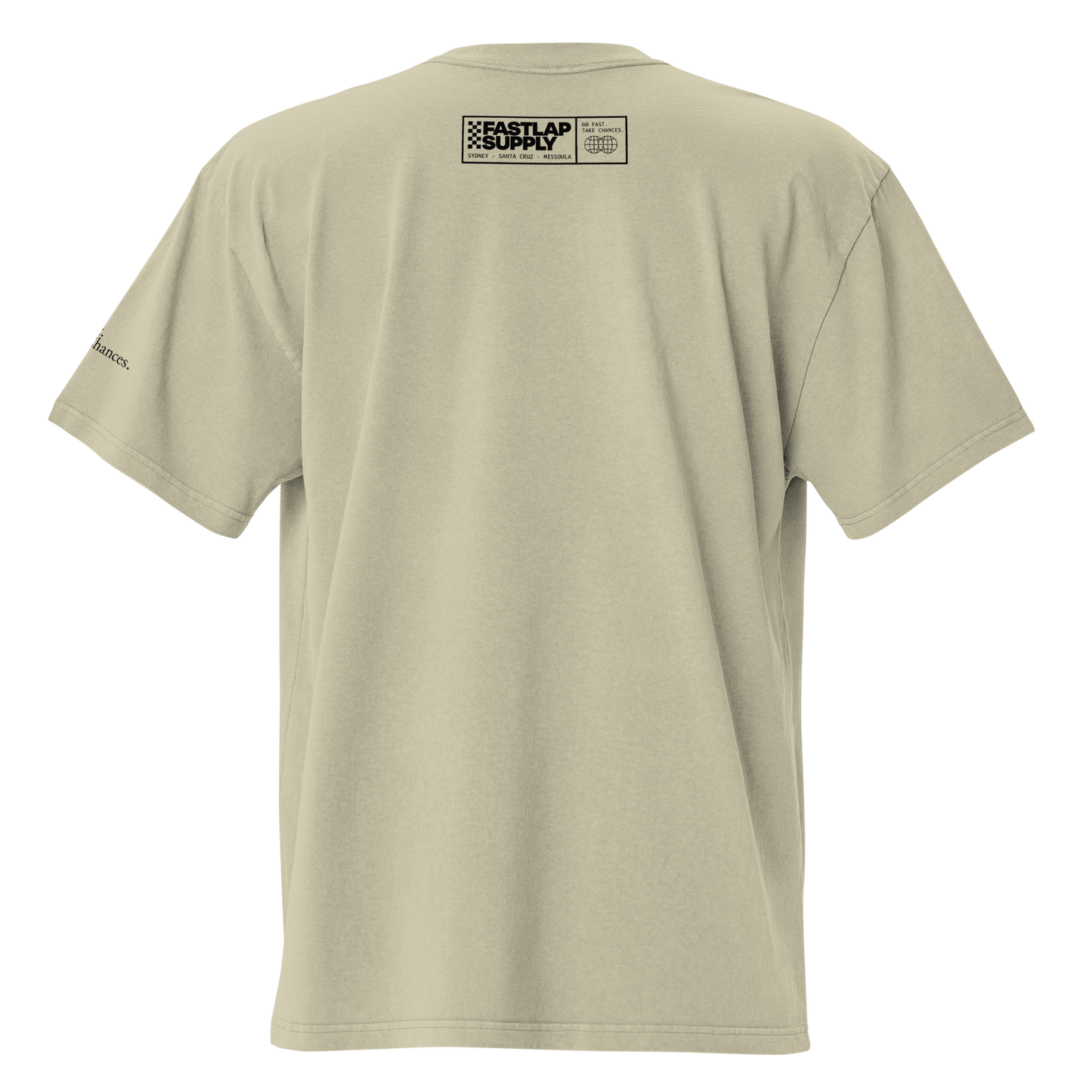 Checkers - oversized faded t-shirt