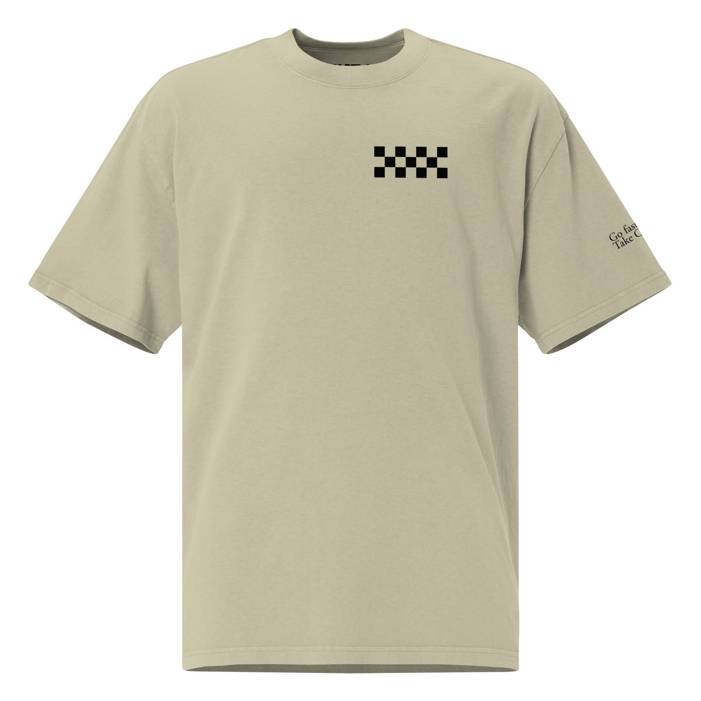 Checkers - oversized faded t-shirt