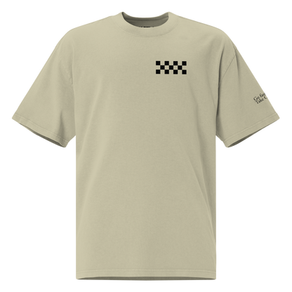 Checkers - oversized faded t-shirt
