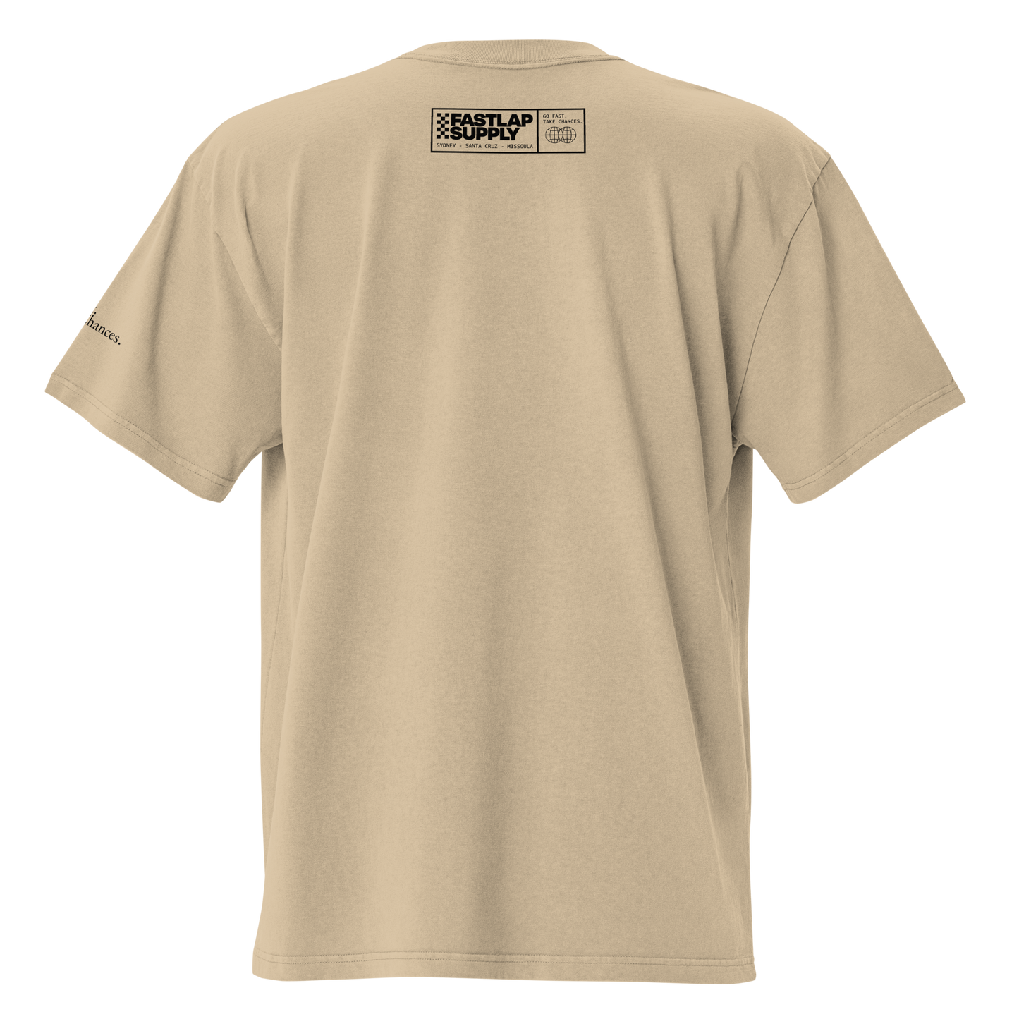 Checkers - oversized faded t-shirt