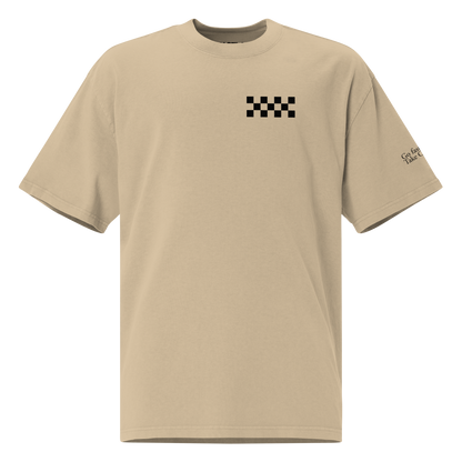 Checkers - oversized faded t-shirt