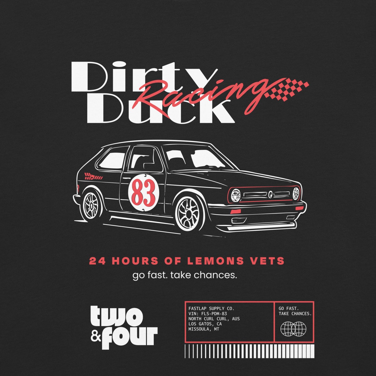 Dirty Duck Racing - Heavyweight t-shirt