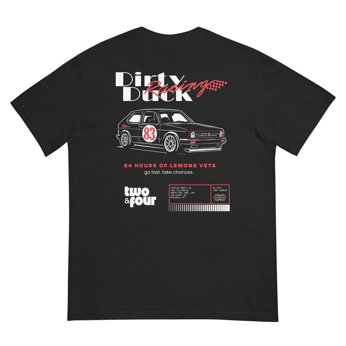 Dirty Duck Racing - Heavyweight t-shirt