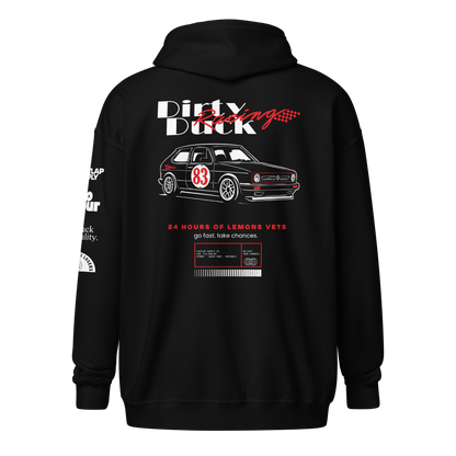 Dirty Duck Racing - Heavyweight Zip Hoodie