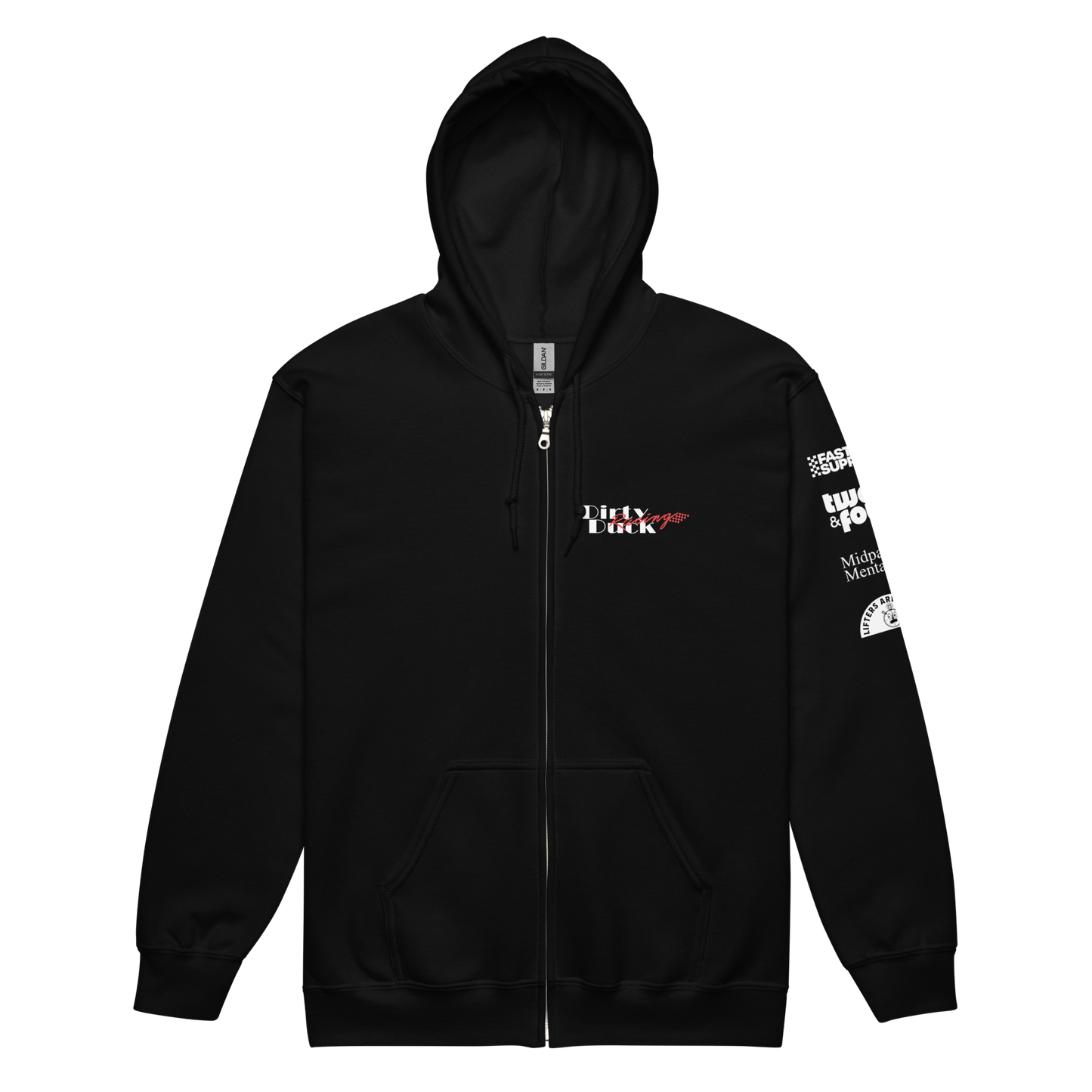 Dirty Duck Racing - Heavyweight Zip Hoodie